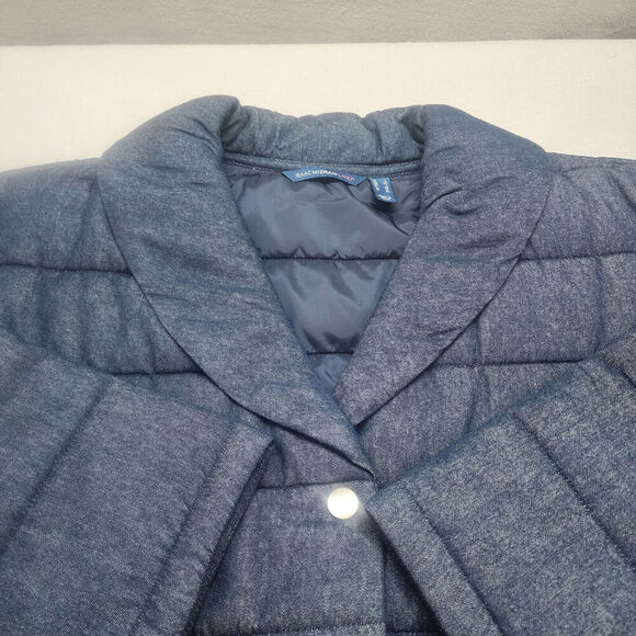 ISAAC MIZRAHI LIVE Women's Blue Puffer Jacket Coat Size L‎ - NEW - Picture 4 of 8